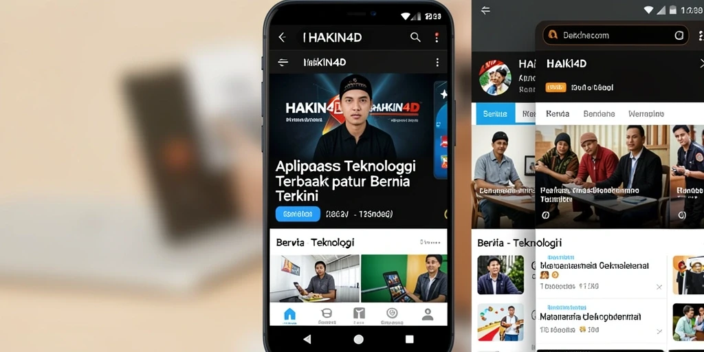 Tampilan antarmuka HAKIN4D yang modern dan informatif.