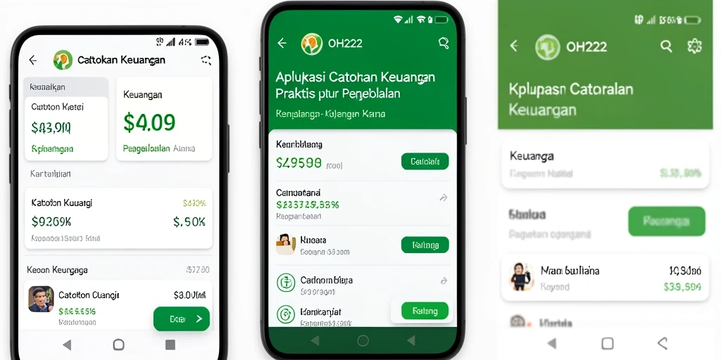Tampilan antarmuka pengguna OH222 yang sederhana dan fungsional.