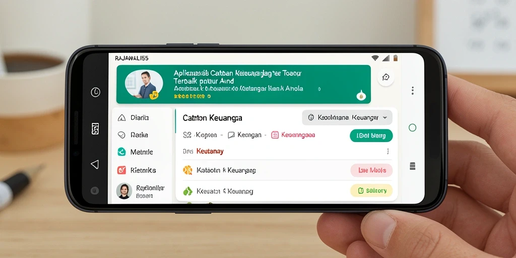 Tampilan antarmuka utama RAJAWALI55 yang sederhana dan fungsional.